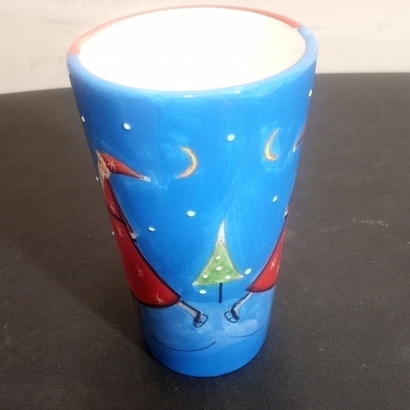 SET of Two Tall Christmas Coffee or Hot Chocolate Mugs 16oz - Picture 9 of 12